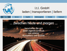 Tablet Screenshot of ltl-gmbh.com